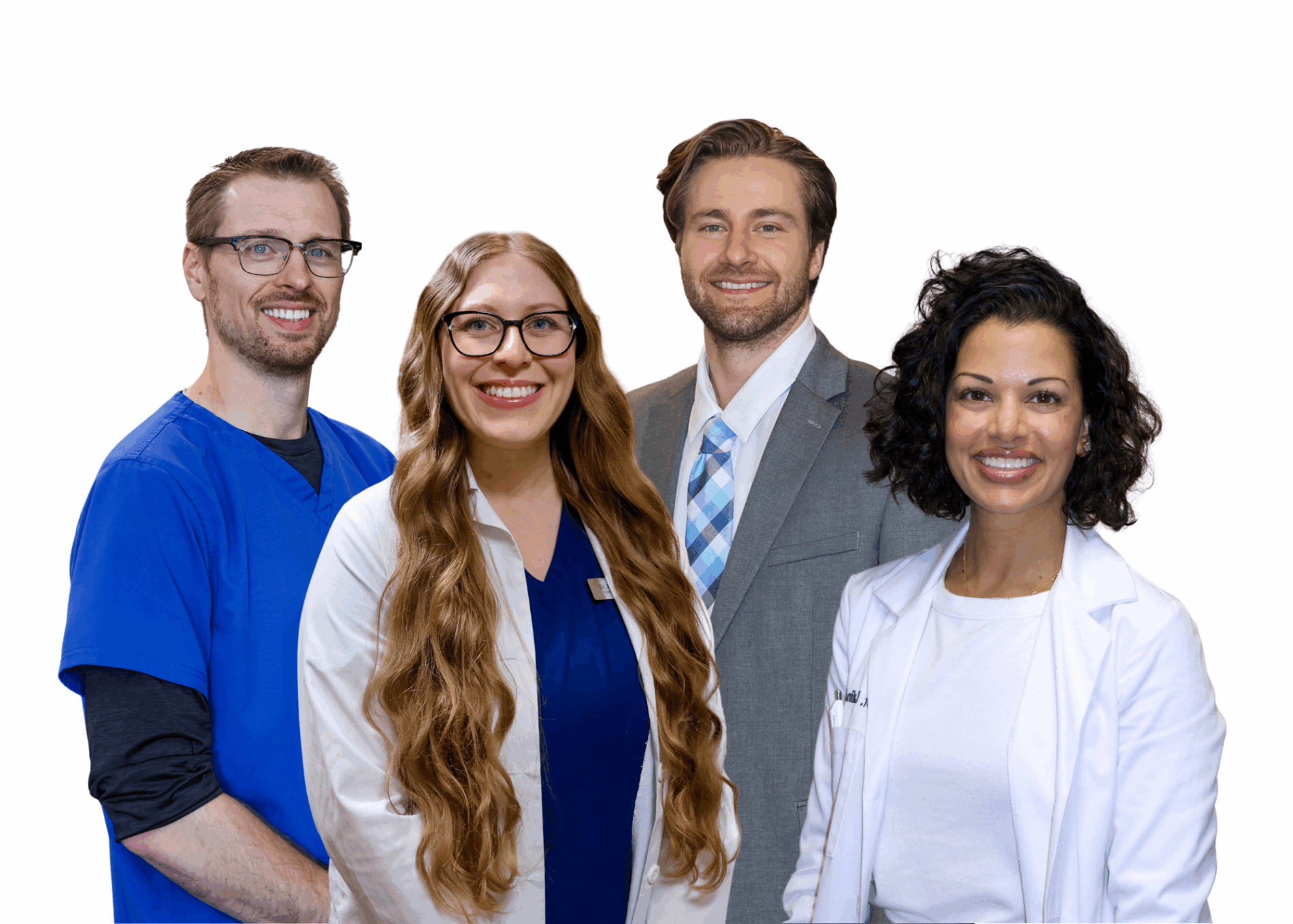 Patient smiling after her eye appointment with her local eye doctor
